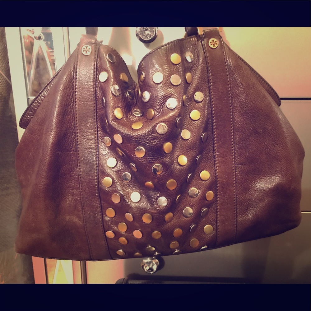 Tory Burch Authentic Handbag 👜 Dk Brown Leather